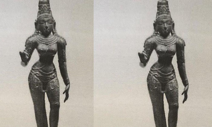 Stolen Goddess Parvati Idol In Tamilnadu , Found In New York After 50 Years  , N-TeluguStop.com