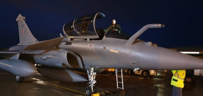  Three French Rafale Jets Stop Over In India During Indo-pacific Deployment-TeluguStop.com