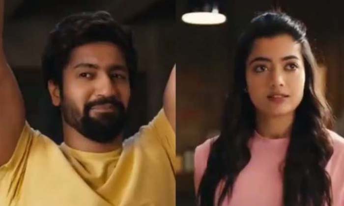 Touched With Love Rashmika Kisses The Married Hero ,rashmika ,vicky Kaushal ,tol Touched With Love Rashmika Kisses The Married Hero ,rashmika ,vicky Kaushal ,tol-TeluguStop.com