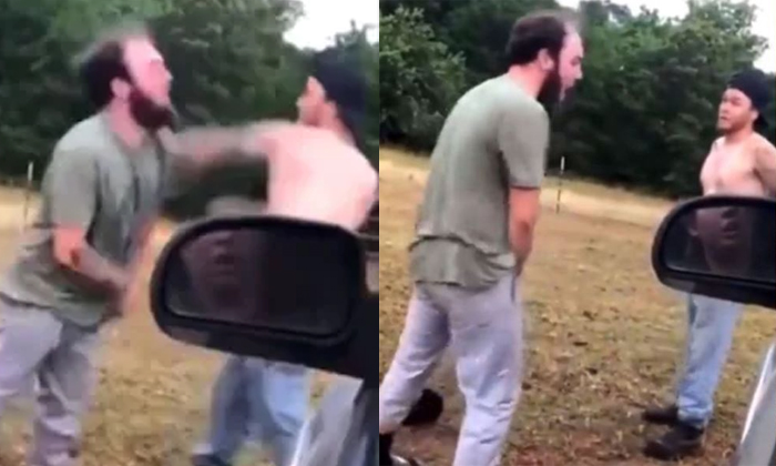  Two Men Fighting Video Viral On Social Media Details, Viral Latest, News Viral,-TeluguStop.com