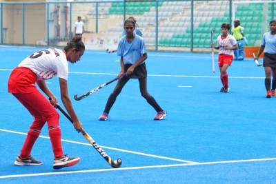  U16 Women's Hockey League: Nisha's Dozen Goals Help Ghumanhera Riser's To A Mass-TeluguStop.com