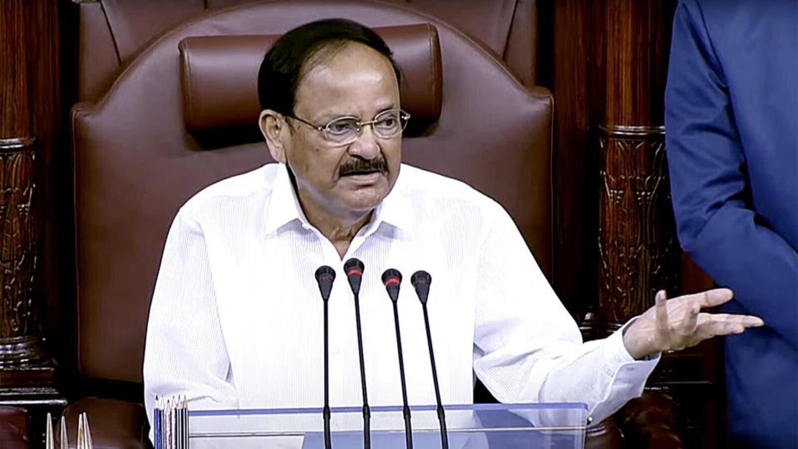  Farewell To The Vice President In The Rajya Sabha-TeluguStop.com