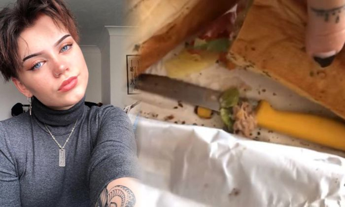  Woman Found Knife In Subway Sandwich Details, Women, Sandwich, Order, Food Order-TeluguStop.com