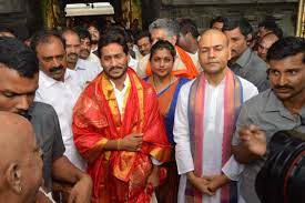  Ap Cm Jagan Visited Tirumala Srivaru-TeluguStop.com