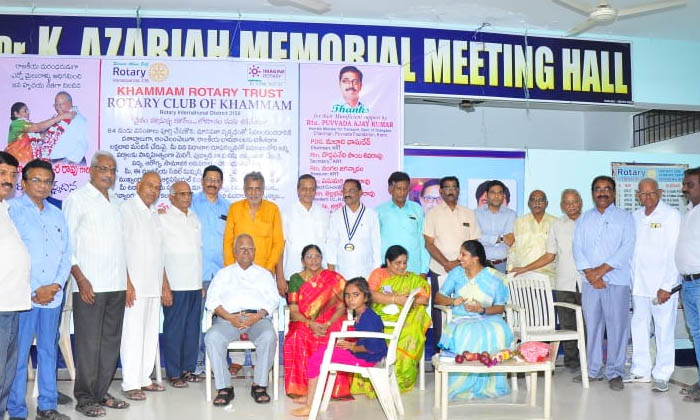  Birthday Celebrations Of Former Mla & Mlc Puvvada Nageswara Rao In Rotary Limb C-TeluguStop.com