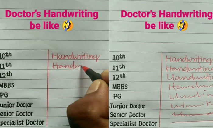  Anand Mahindra Satires On Doctors Their Handwriting Is Not Understood By Anyone-TeluguStop.com