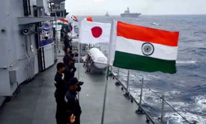  Indian And Japanese Naval Exercises Concluded In Visakhapatnam , Submarine,india-TeluguStop.com