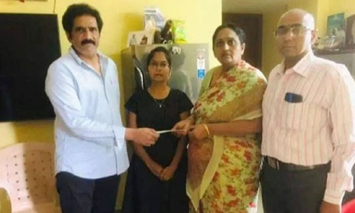 Telugu Rao Ramesh, Finacial, Rs Cheque-Movie