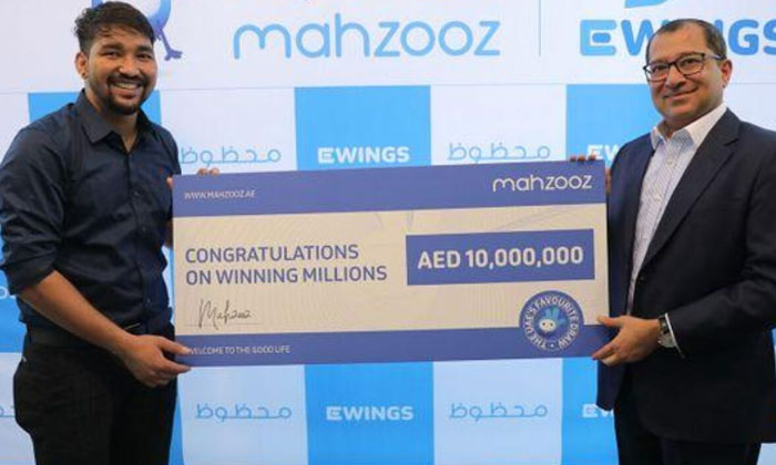  Dubai: Lucky Indian Youth Turned From A Car Washer To A Millionaire Mazooz Raffl-TeluguStop.com