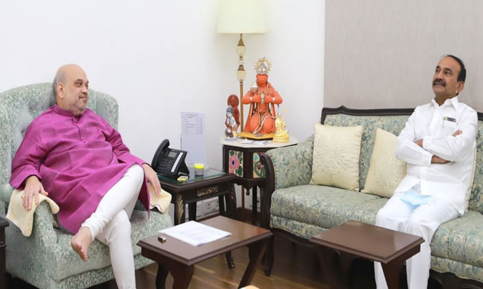  Etela Rahendra, Hujurabad Mla, Trs, Trs Government, Central Home Minister, Telan-TeluguStop.com