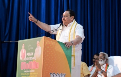  Corruption Made Its Way Even To Kerala Cm's Office: Nadda-TeluguStop.com