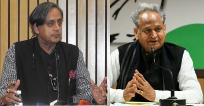  Gehlot Vs Tharoor Contest Likely For Congress President's Post-TeluguStop.com