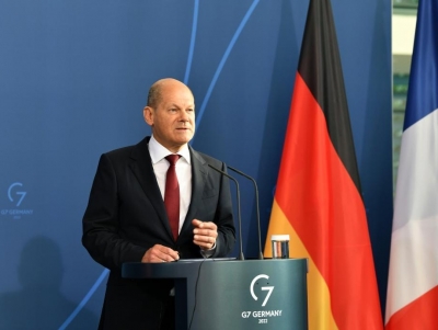  German Chancellor Olaf Scholz Tests Covid Positive-TeluguStop.com