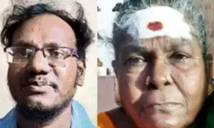  Grand Mother Died In Attack Of Grandson In Chennai Details, Grand Mother, Died ,-TeluguStop.com