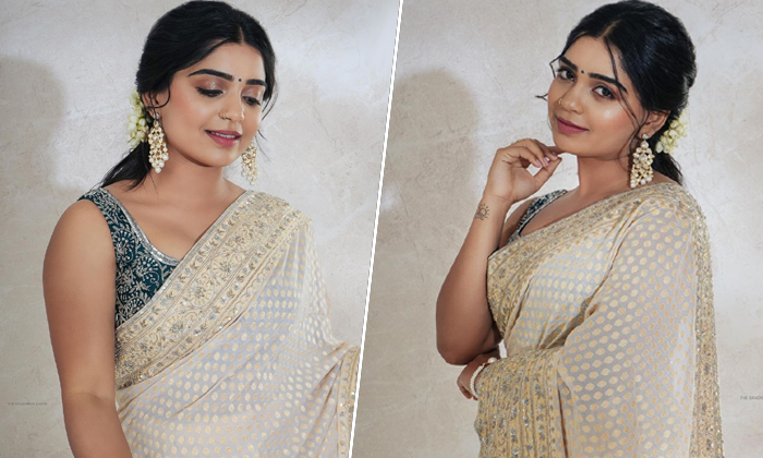  Jaanu Jr Samantha Gouri G Kishan Saree Photos Viral , Flim News, Gouri G Kishan,-TeluguStop.com