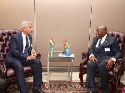  Jaishankar Meets With Presidents Of Ghana, Comoros-TeluguStop.com