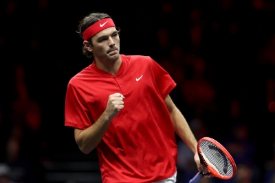  Laver Cup: Taylor Fritz Draws Team World Level Against Team Europe (ld)-TeluguStop.com