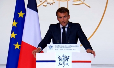  Macron Calls For Dialogues Between Armenia, Azerbaijan-TeluguStop.com