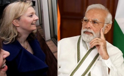  Modi Speaks To Uk Pm Liz Truss-TeluguStop.com