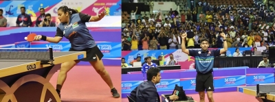  National Games, Tt: Gujarat's Harmeet, Wb's Sutirtha Clinch Men's And Women's Si-TeluguStop.com