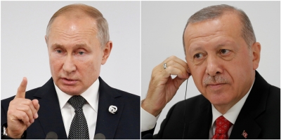 Putin, Erdogan Discuss Bilateral Ties, Ukraine Over Phone Putin, Erdogan Discuss Bilateral Ties, Ukraine Over Phone-TeluguStop.com