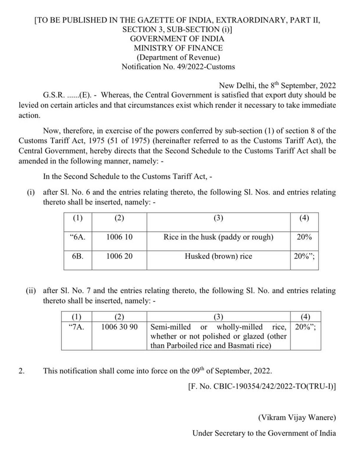  Tax On Rice Exports..centre Decision-TeluguStop.com