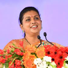  Minister Roja Is Counter To Mla Balakrishna-TeluguStop.com