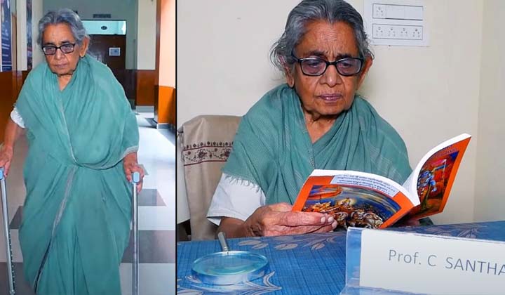  This 93 Year Old Teacher Can't Help But Appreciate The Work She Is Doing ,93 Yea-TeluguStop.com