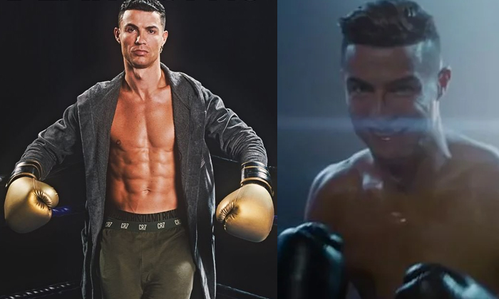  Star Football Player Cristiano Ronaldo Turns Boxer Viral Details, Star Football-TeluguStop.com