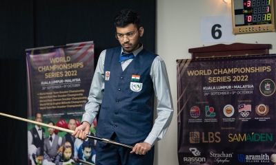  World Men 6red Snooker: Dhvaj Stuns Newly-crowned Asian Champion Siyavosh Mozaya-TeluguStop.com