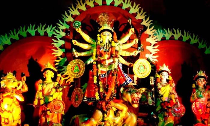  How To Worship Goddess Durga In Navarathri ,  Devotional,durgamatha, Goddess Nav-TeluguStop.com