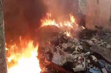 A Huge Fire Broke Out In Tangallapally, Sirisilla District-TeluguStop.com