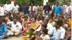  Agitation Of Rajakulam At Srikakulam District Collectorate-TeluguStop.com