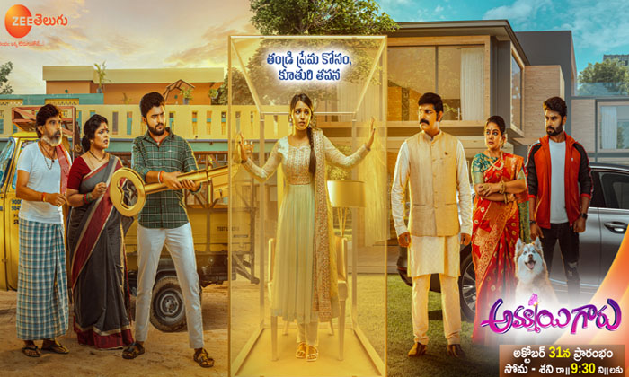  Zee Telugu Brings An Emotional Yet Refreshing Tale Of Father-daughter With Ammay-TeluguStop.com