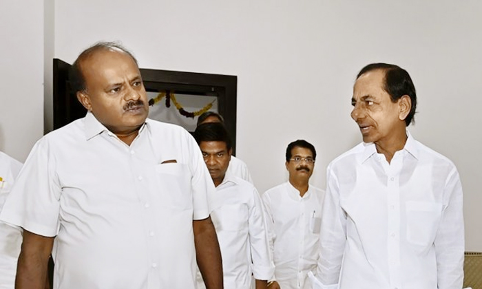 Telugu Brs, Cm Kcr, Congress, Hd Kumara Swamy, Kcr National, National-Political