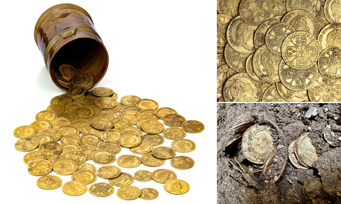  Gold Coins Worth Crores Were Found In Uk Details, Gold Coins, Lucky, Viral Lates-TeluguStop.com