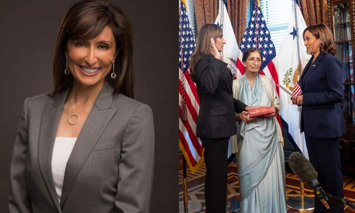  Kamala Harris Administers Swearing-in Ceremony Of Indian-american Shefali Razdan-TeluguStop.com