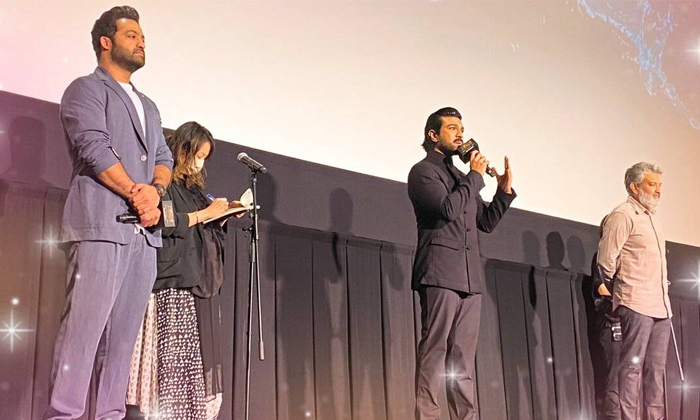 Rrr Team In Japan For Movie Promotions Details, Ntr, Rajamouli, Ram Charan, Rrr-TeluguStop.com