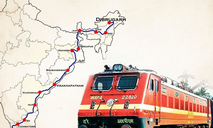  It Is The Longest Railway Line In The Country.. 4,273 Kms Railway Minister, Larg-TeluguStop.com