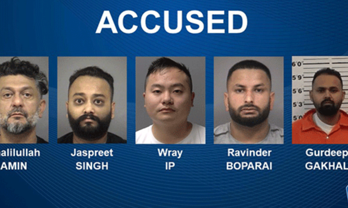  3 Men Of Indian Origin Arrested In Drug Bust In Canada , Lakhbir Singh Landa, Ar-TeluguStop.com