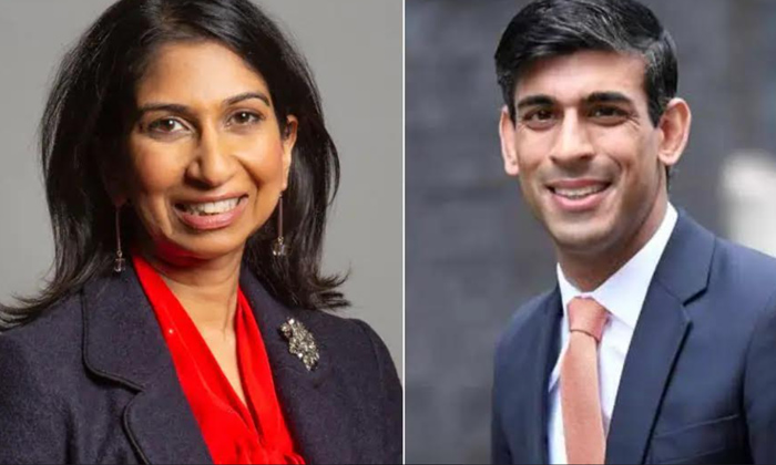  Uk Pm Race: Rishi Sunak Gains Indian-origin Suella Braverman's Support,suella Br-TeluguStop.com