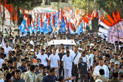  Bharat Jodo Yatra To A Break On Oct 17 For Congress Prez Poll-TeluguStop.com