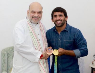  He's Very Supportive': Bajrang Punia Meets Home Minister Amit Shah In Delhi-TeluguStop.com