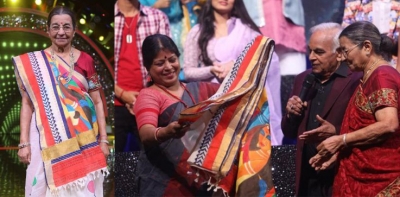  'indian Idol 13' Contestant Gifts Sari To Pyarelal's Wife-TeluguStop.com