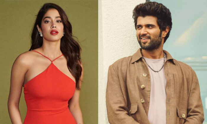  Janhvi Kapoor Says Vijay Devarakonda Is Pratically Married Details, Janhvi Kapoo-TeluguStop.com