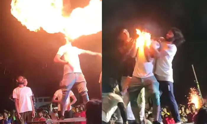  He Burned His Beard With Fire-TeluguStop.com