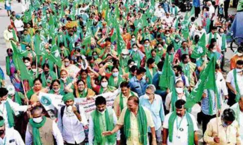  Tension In Konaseema District Amaravati Farmers' March-TeluguStop.com