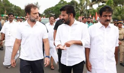  Rahul Gandhi's Padayatra Ended On The First Day In Telangana-TeluguStop.com