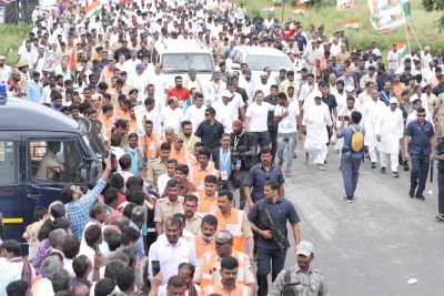  Rahul's Bharat Jodo Yatra Energises Congress Workers In K'taka-TeluguStop.com