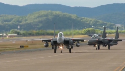  S.korean F-15k Fighter Fires 2 Jadam Precision Bombs In Response To N.korean Mis-TeluguStop.com